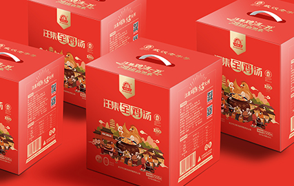 武汉汪集鸡汤品牌包装设计